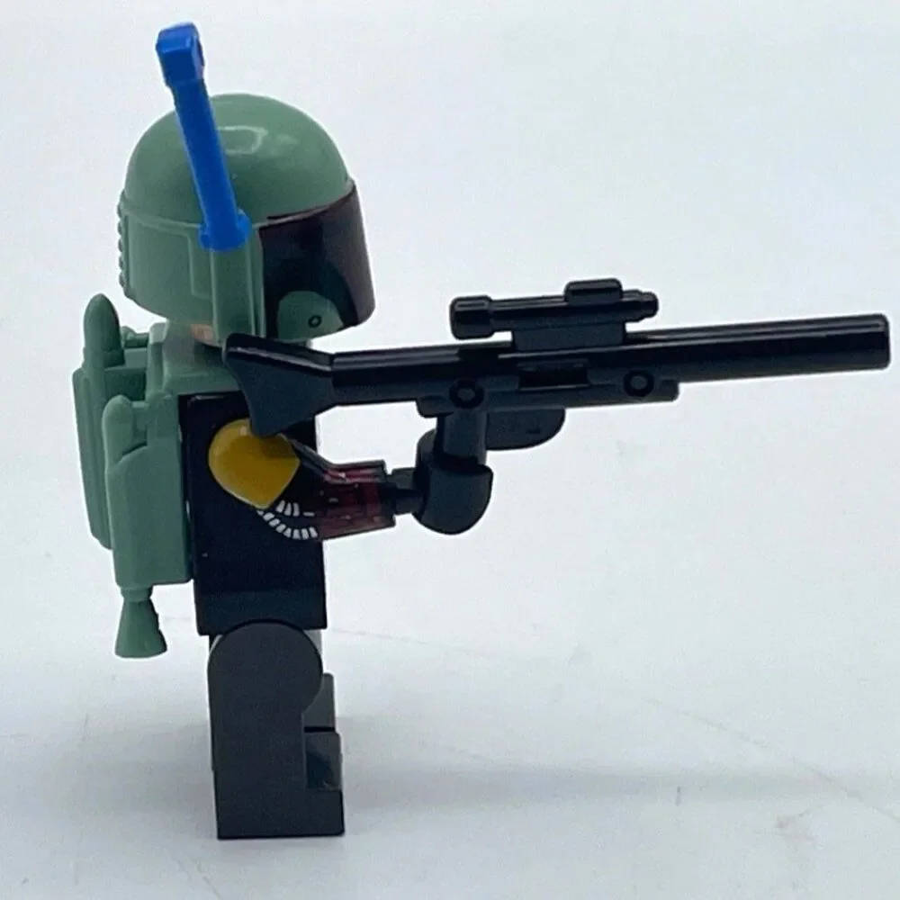Lego Star Wars sw1158 Boba Fett Minifigure Armor, Jetpack, Blaster, Range Finder - Picture 5 of 13